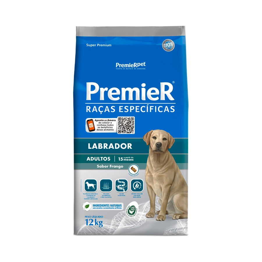 Ração Premier Raças Específicas Labrador para Cães Adultos