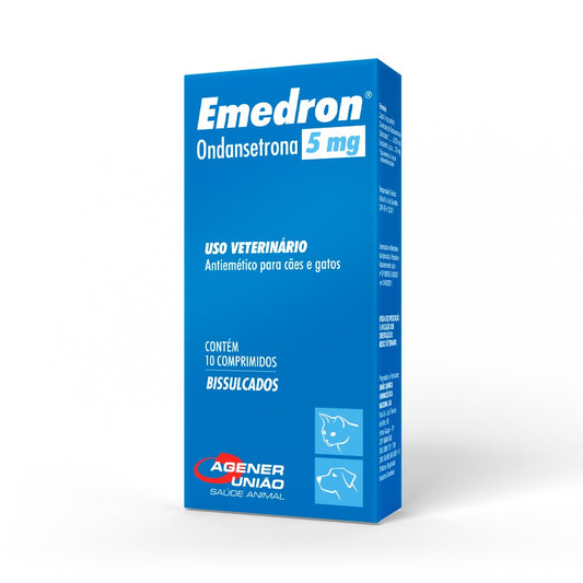 Antiemético Emedron para Cães e Gatos com 10 Comprimidos