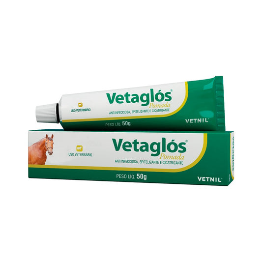 Pomada Cicatrizante Vetnil Vetaglos para Cães e Gatos 20g