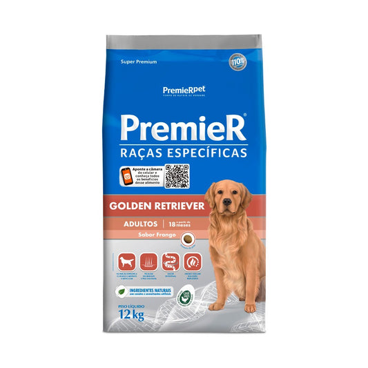 Ração Premier Raças Específicas Golden Retriever para Cães Adultos